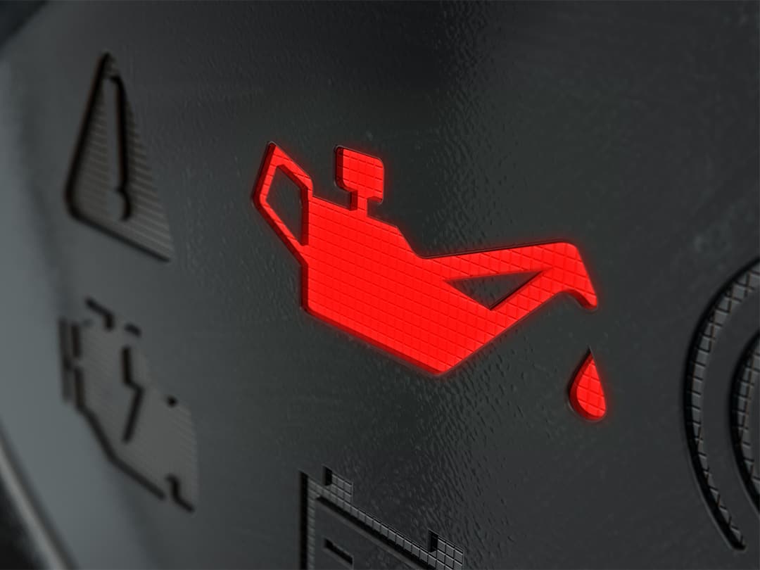 Low Oil pressure Dashboard Light - check vehicle's oil pressure